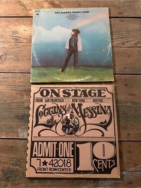 ⭐️ Vintage Vinyl Loggins & Messina and Taj Mahal